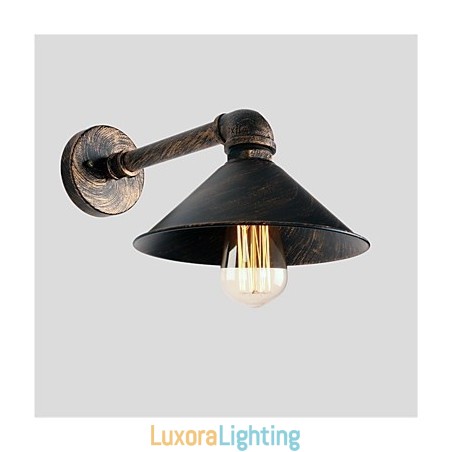 Designer Touch Decorative Water Pipe Wall Lights Retro Industrial Style Creative Country Metal Restaurant Cafe Bars Bar Table Wall Sconces