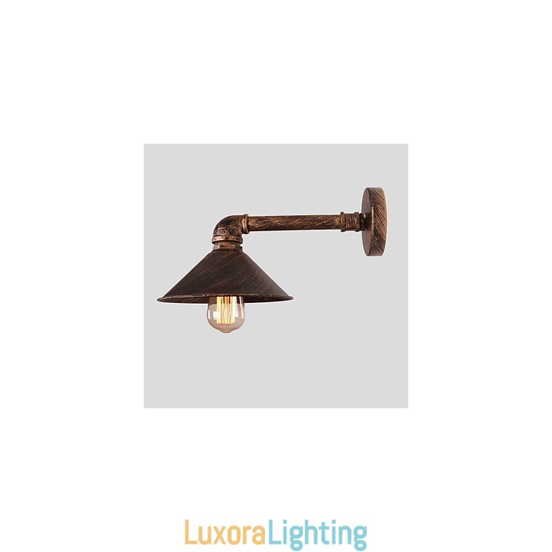 Designer Touch Decorative Water Pipe Wall Lights Retro Industrial Style Creative Country Metal Restaurant Cafe Bars Bar Table Wall Sconces