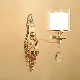 Designer Touch Decorative Modern Contemporary Electroplated Feature for Eye Protection Ambient Light Wall Sconces Wall Light