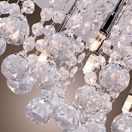 Designer Touch Decorative Modern Contemporary Crystal Chrome Metal Flush Mount