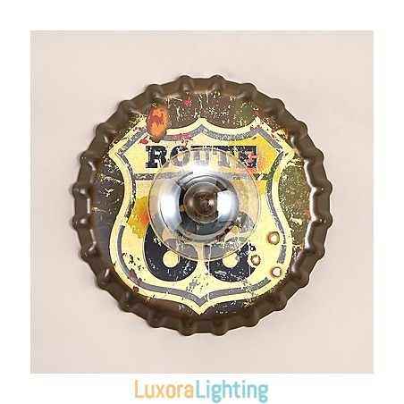 Designer Touch Decorative Traditional Classic Rustic Lodge Country Painting Feature for Mini Style Ambient Light Wall Sconces Wall Light