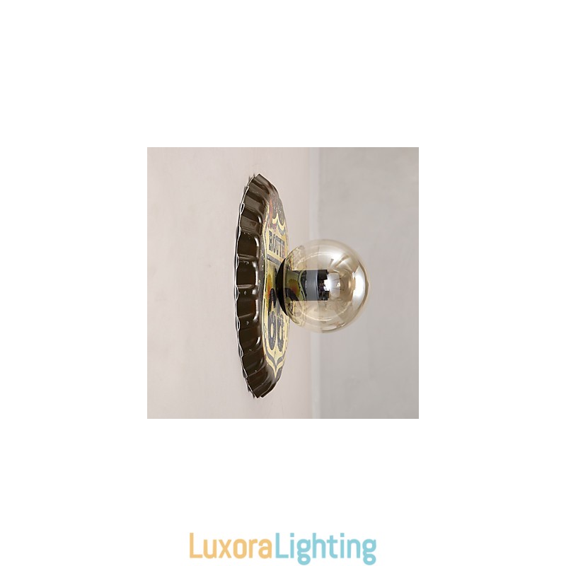 Designer Touch Decorative Traditional Classic Rustic Lodge Country Painting Feature for Mini Style Ambient Light Wall Sconces Wall Light