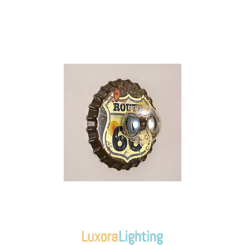 Designer Touch Decorative Traditional Classic Rustic Lodge Country Painting Feature for Mini Style Ambient Light Wall Sconces Wall Light