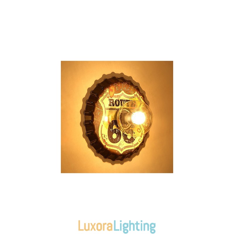 Designer Touch Decorative Traditional Classic Rustic Lodge Country Painting Feature for Mini Style Ambient Light Wall Sconces Wall Light