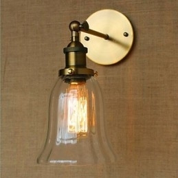 Designer Touch Decorative Country Retro Electroplated Feature for Mini Style Eye Protection Ambient Light Wall Sconces