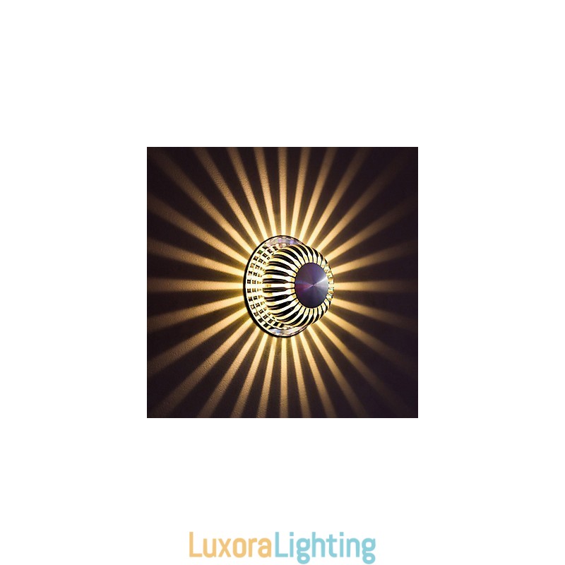 Designer Touch Decorative Modern Light Aluminum Flush Mount Wall Lamp Decorate Wall Lights