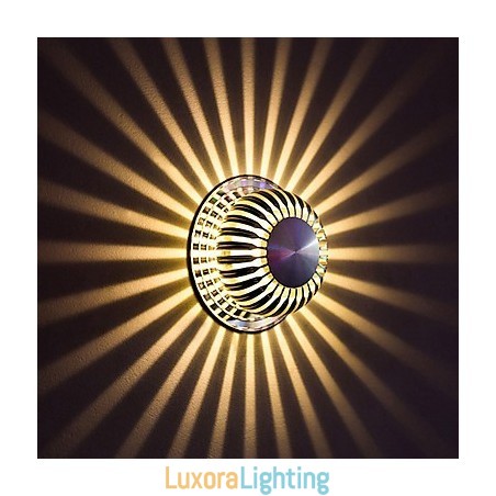 Designer Touch Decorative Modern Light Aluminum Flush Mount Wall Lamp Decorate Wall Lights