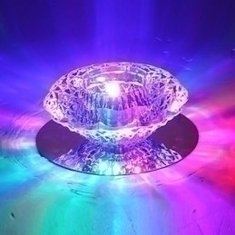 Designer Touch Decorative 3W Energy Saving Modern Ceiling Light Crystal Ceiling Light Down light bulb Lamp