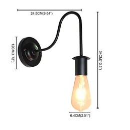 Designer Touch Decorative Wall Sconces Wall Iron Wall Lamp Dumb Black Lightsaber Lamp On Wall
