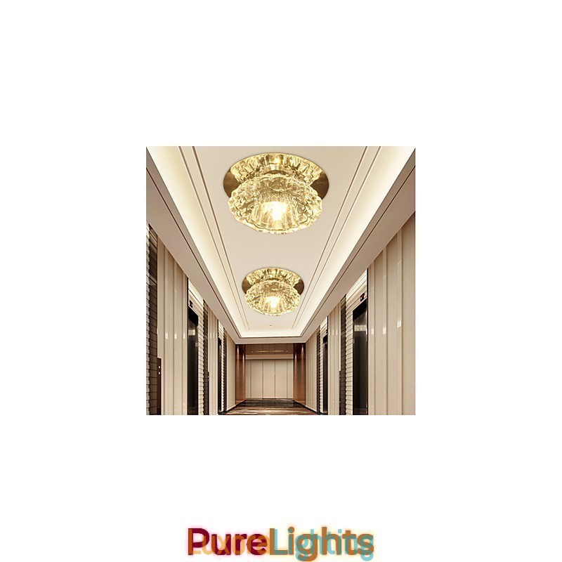 Designer Touch Decorative 3W Energy Saving Modern Ceiling Light Crystal Ceiling Light Down light bulb Lamp