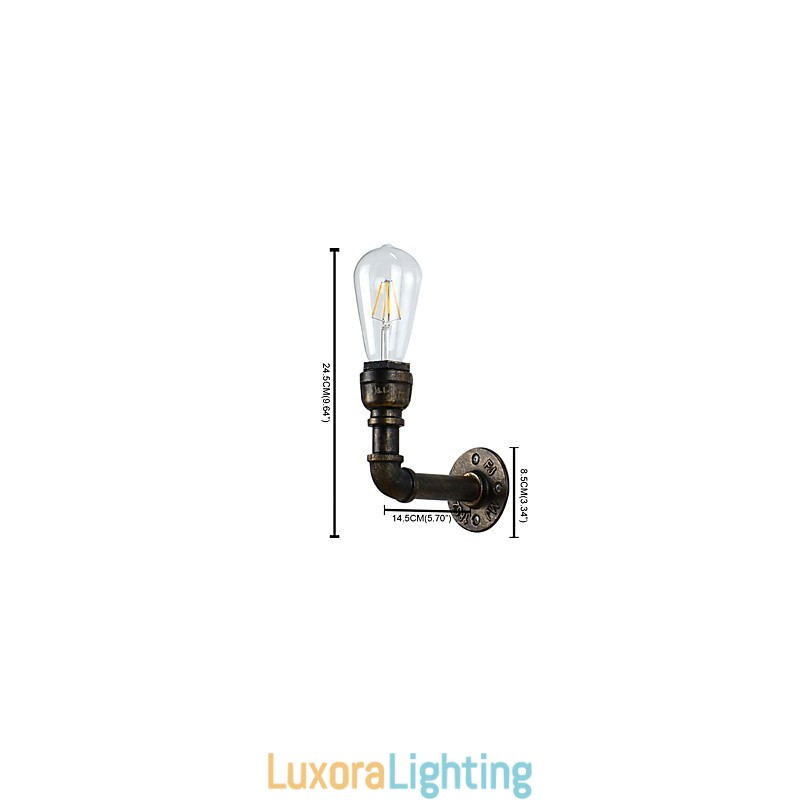 Designer Touch Decorative Rustic Lodge Traditional Classic Antique Brass Feature for Ambient Light Wall Lights