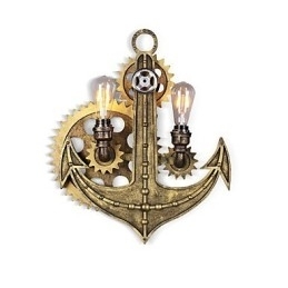 Designer Touch Decorative Vintage Industrial Wall Lights Wood Gear Shape Creative turnable Lights Restaurant Cafe Bar Decoration lighting