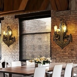 Designer Touch Decorative Vintage Industrial Wall Lights Wood Gear Shape Creative turnable Lights Restaurant Cafe Bar Decoration lighting