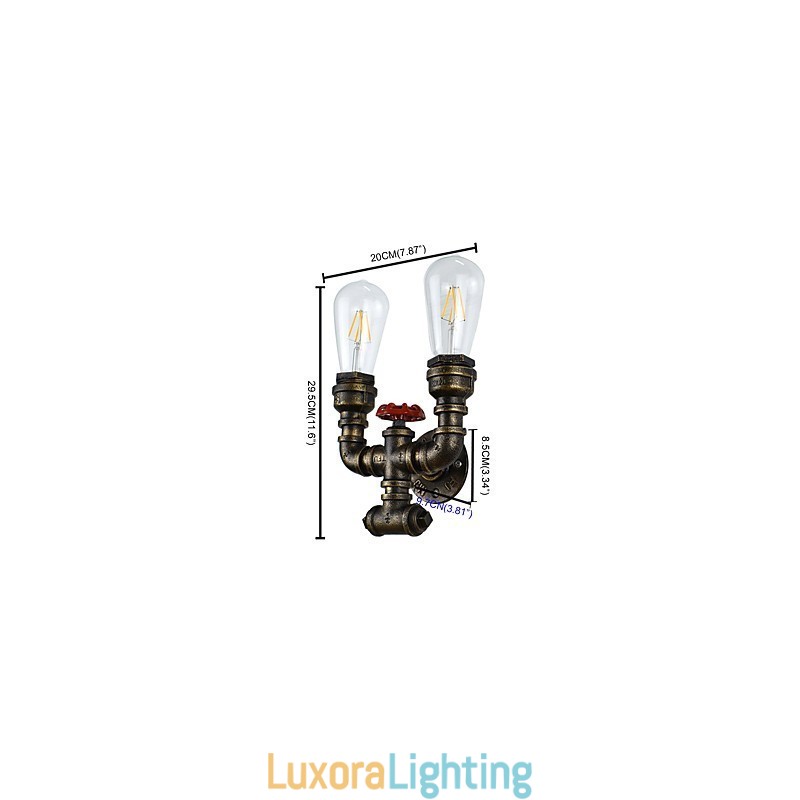 Designer Touch Decorative Rustic Lodge Traditional Classic Antique Brass Feature for Ambient Light Wall Lights