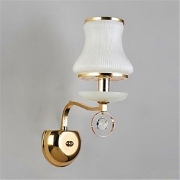 Designer Touch Decorative Modern Contemporary Electroplated Feature for Crystal Mini Style Eye Protection Ambient Light Wall Lights