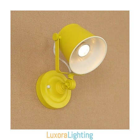 Designer Touch Decorative Painted Steel Wall Lamp Dumb Black American Coffee Decoration Retro Wall Light Lightsaber Lamp On Wall