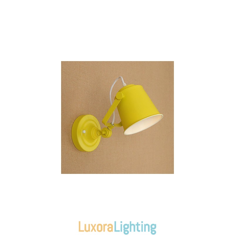 Designer Touch Decorative Painted Steel Wall Lamp Dumb Black American Coffee Decoration Retro Wall Light Lightsaber Lamp On Wall