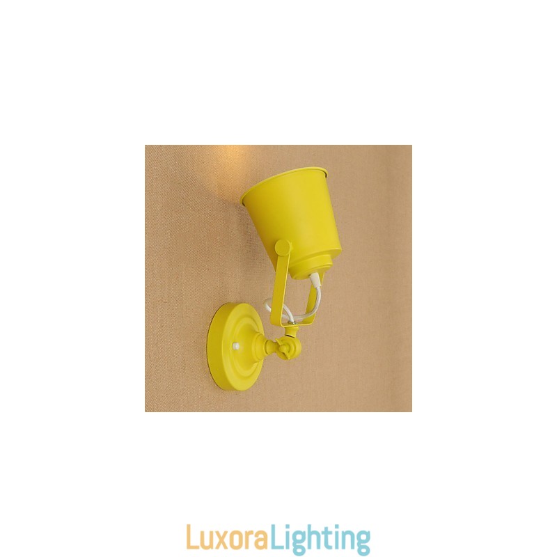 Designer Touch Decorative Painted Steel Wall Lamp Dumb Black American Coffee Decoration Retro Wall Light Lightsaber Lamp On Wall