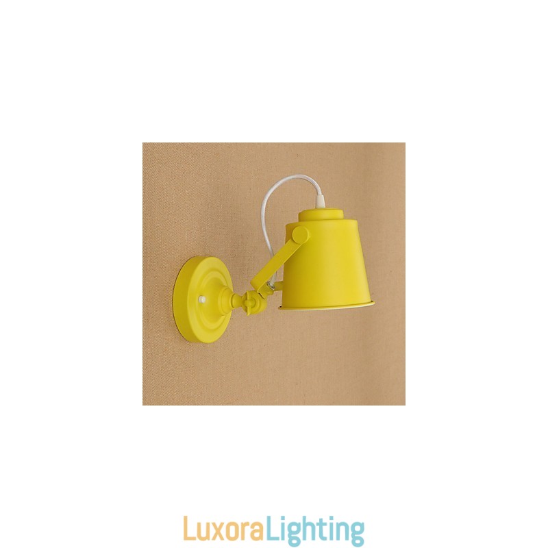 Designer Touch Decorative Painted Steel Wall Lamp Dumb Black American Coffee Decoration Retro Wall Light Lightsaber Lamp On Wall