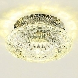 Designer Touch Decorative Modern Contemporary Crystal Mini Style Flush Mount