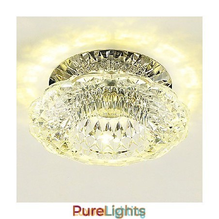Designer Touch Decorative Modern Contemporary Crystal Mini Style Flush Mount