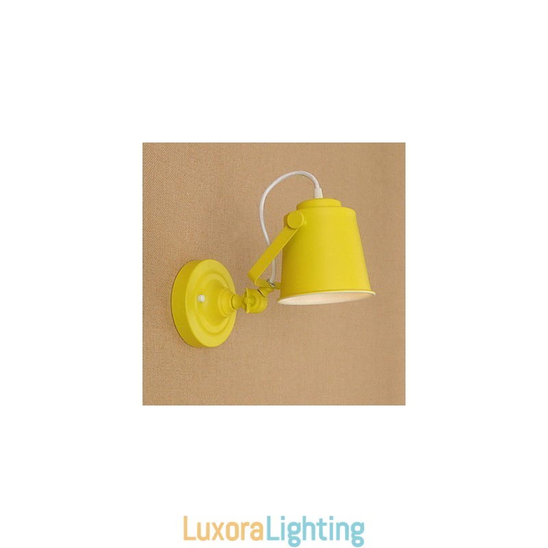 Designer Touch Decorative Painted Steel Wall Lamp Dumb Black American Coffee Decoration Retro Wall Light Lightsaber Lamp On Wall