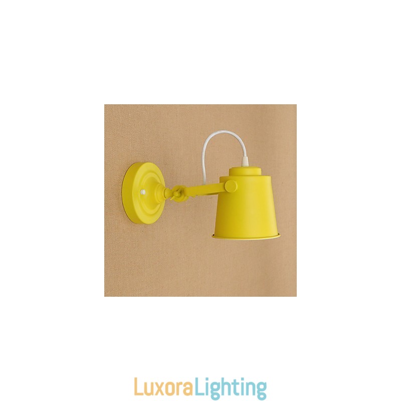 Designer Touch Decorative Painted Steel Wall Lamp Dumb Black American Coffee Decoration Retro Wall Light Lightsaber Lamp On Wall