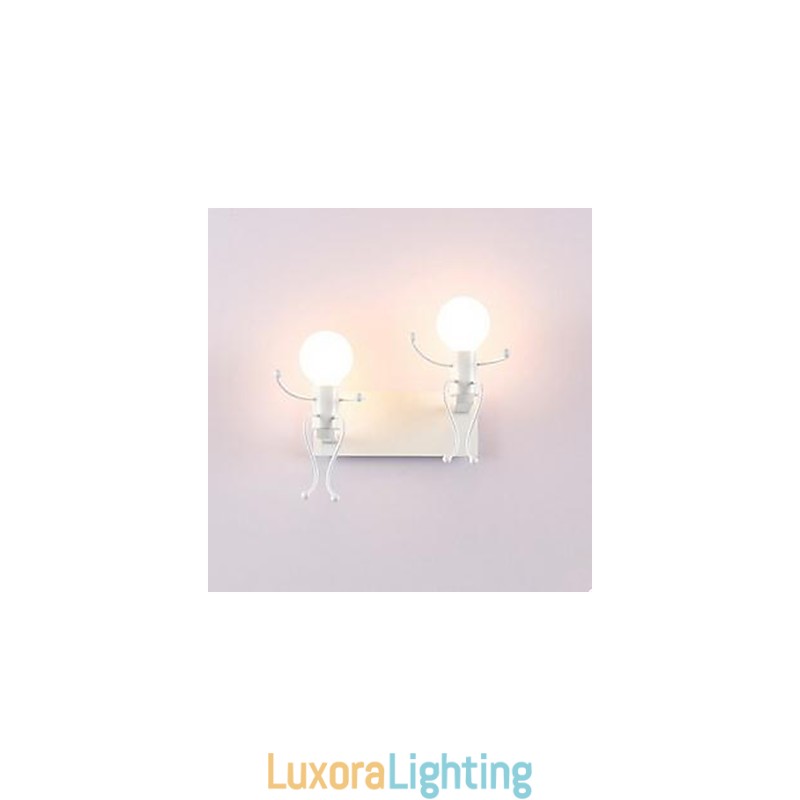 Designer Touch Decorative American Country Iron Wall Lamp Creative Bedroom Bedside Wall Lamp Warm Aisle Villain Wall Lamp