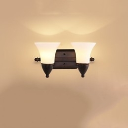 Designer Touch Decorative Rustic Lodge Black Oxide Finish Feature for Eye Protection Ambient Light Wall Sconces Wall Light