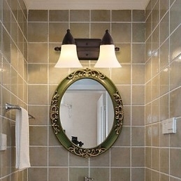 Designer Touch Decorative Rustic Lodge Black Oxide Finish Feature for Eye Protection Ambient Light Wall Sconces Wall Light