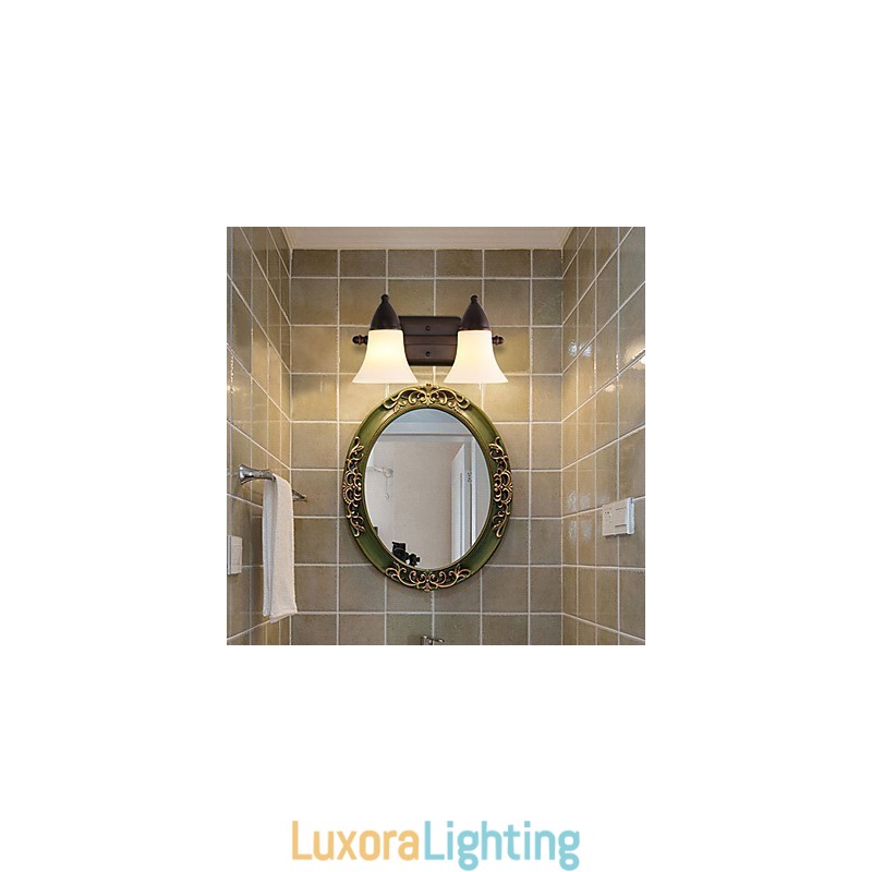 Designer Touch Decorative Rustic Lodge Black Oxide Finish Feature for Eye Protection Ambient Light Wall Sconces Wall Light