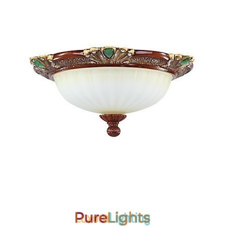 Designer Touch Decorative 37*19CM Europe Type Resin Glass Dome Light Sweet To Absorb Dome Light Lamp