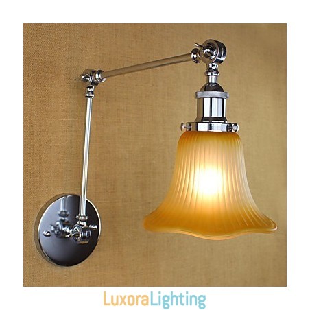 Designer Touch Decorative Country Retro Electroplated Feature for Swing Arm Eye Protection Ambient Light Swing Arm