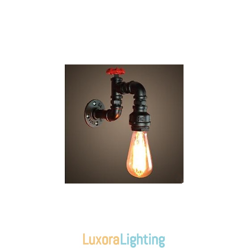 Designer Touch Decorative Rustic Lodge Painting Feature for Ambient Light Wall Sconces Wall Light