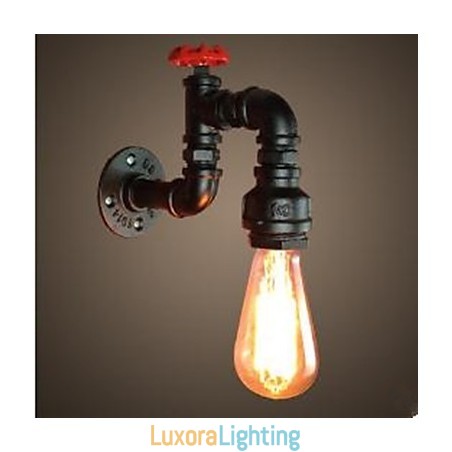 Designer Touch Decorative Rustic Lodge Painting Feature for Ambient Light Wall Sconces Wall Light