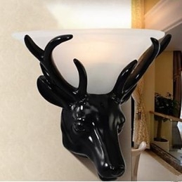 Designer Touch Decorative Contemporary And Contracted Deer Head Wall Lamp Fashion Creative Living Room Bedroom Wall Lamp
