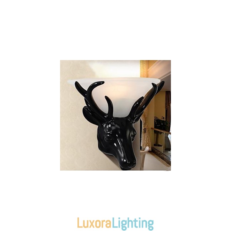 Designer Touch Decorative Contemporary And Contracted Deer Head Wall Lamp Fashion Creative Living Room Bedroom Wall Lamp
