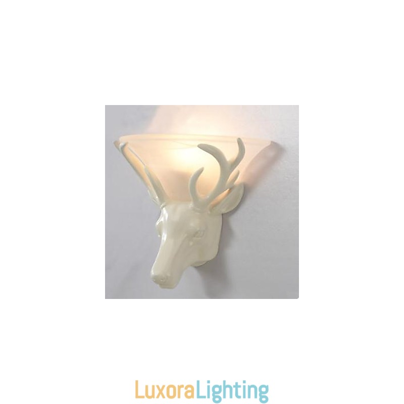 Designer Touch Decorative Contemporary And Contracted Deer Head Wall Lamp Fashion Creative Living Room Bedroom Wall Lamp