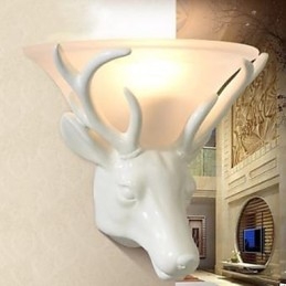Designer Touch Decorative Contemporary And Contracted Deer Head Wall Lamp Fashion Creative Living Room Bedroom Wall Lamp