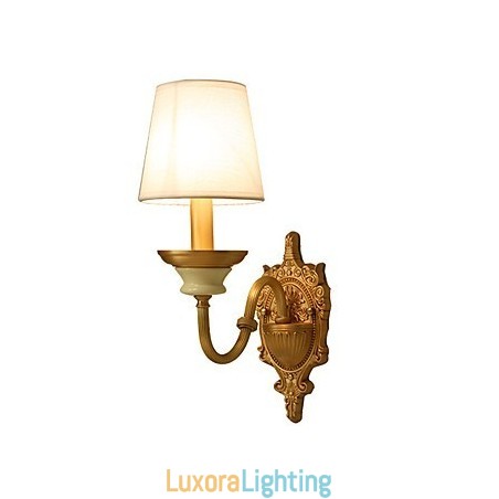 Designer Touch Decorative Simple Country Traditional Classic Brass Feature for Mini Style Uplight Wall Sconces Wall Light