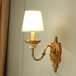 Designer Touch Decorative Simple Country Traditional Classic Brass Feature for Mini Style Uplight Wall Sconces Wall Light