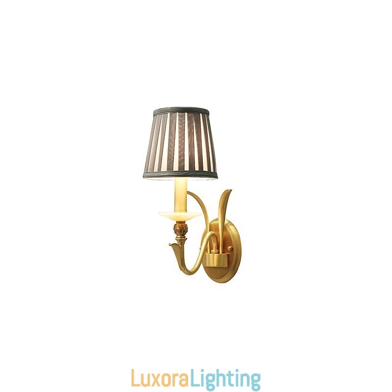 Designer Touch Decorative Simple Country Traditional Classic Brass Feature for Mini Style Uplight Wall Sconces Wall Light