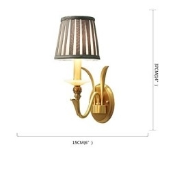 Designer Touch Decorative Simple Country Traditional Classic Brass Feature for Mini Style Uplight Wall Sconces Wall Light