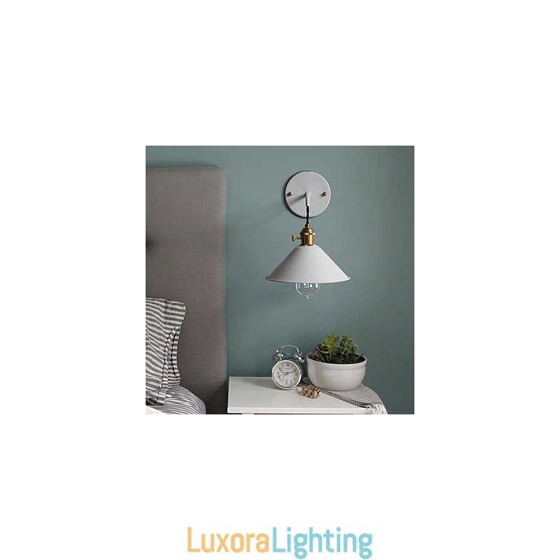 Designer Touch Decorative Mini sized Simple Industrial Head Light Bulbs Wall Lamp Vintage Retro Village Metal Wall Sconce Light Fixture Aisle Wall Lamp