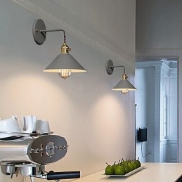 Designer Touch Decorative Mini sized Simple Industrial Head Light Bulbs Wall Lamp Vintage Retro Village Metal Wall Sconce Light Fixture Aisle Wall Lamp