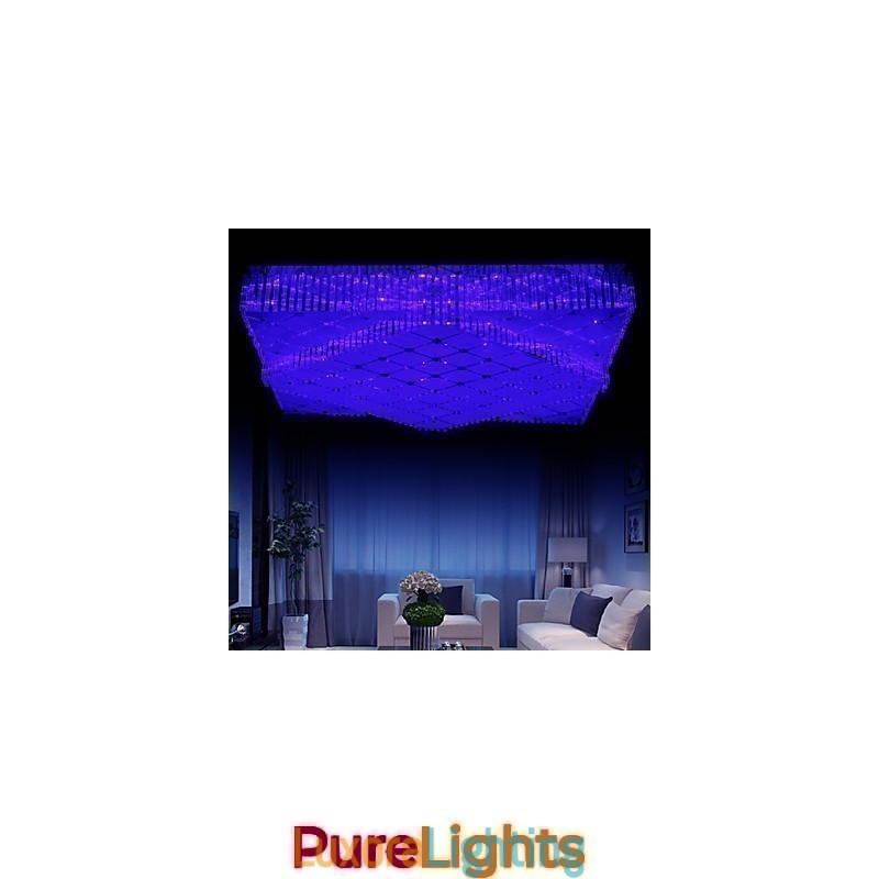 Designer Touch Decorative Flush Mount Crystal Modern Contemporary Metal