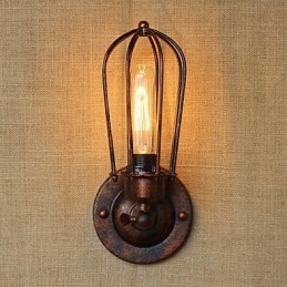 Designer Touch Decorative Simple Vintage Country Retro Electroplate Feature for Mini Style Ambient Light Wall Sconces
