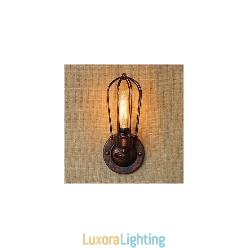 Designer Touch Decorative Simple Vintage Country Retro Electroplate Feature for Mini Style Ambient Light Wall Sconces