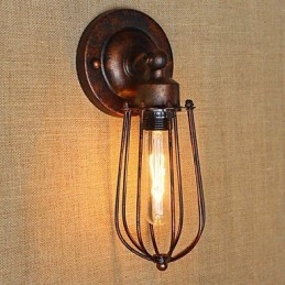 Designer Touch Decorative Simple Vintage Country Retro Electroplate Feature for Mini Style Ambient Light Wall Sconces