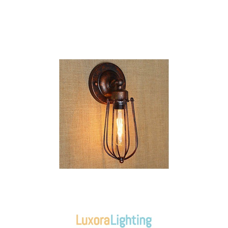 Designer Touch Decorative Simple Vintage Country Retro Electroplate Feature for Mini Style Ambient Light Wall Sconces